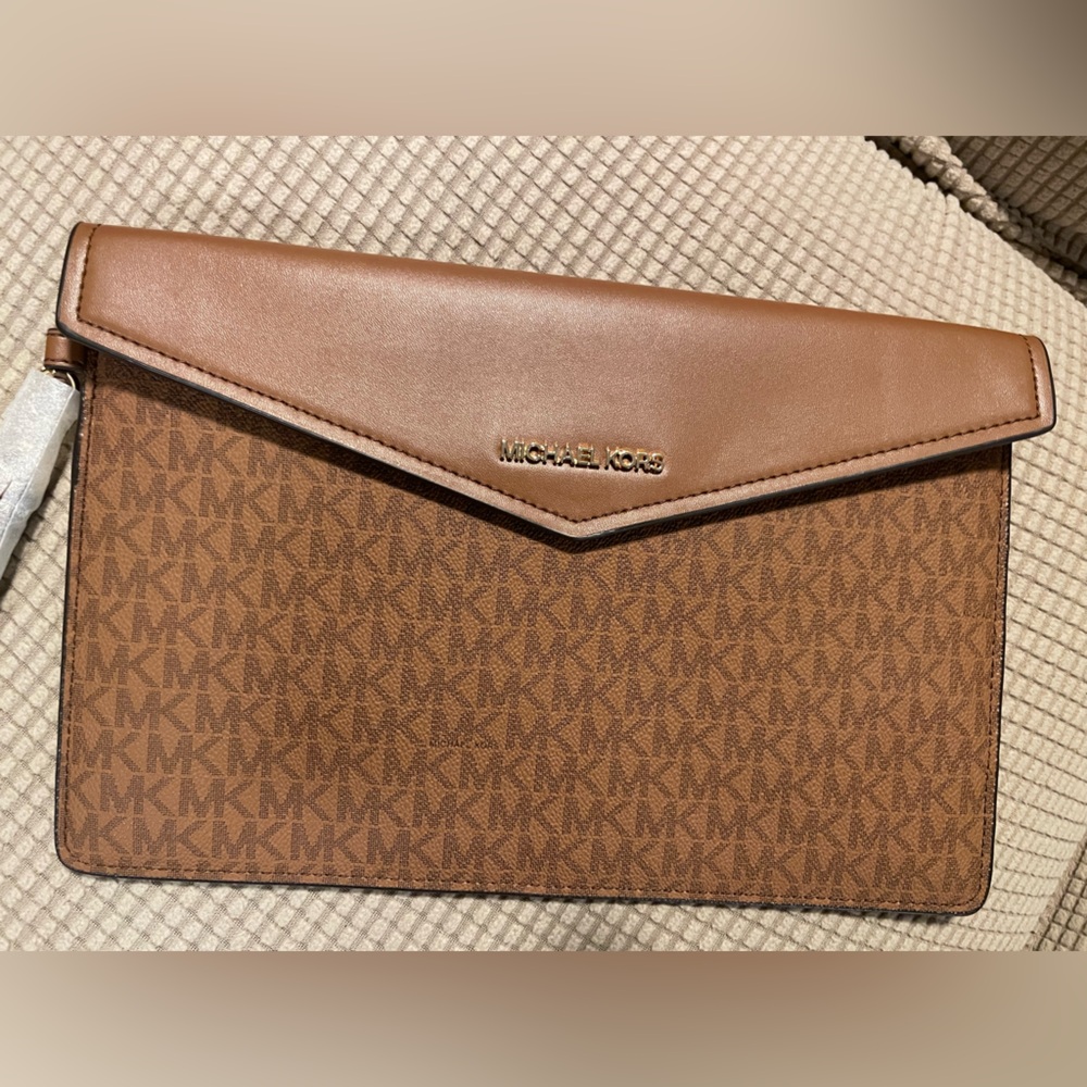 Michael Kors Luggage brown Clutch